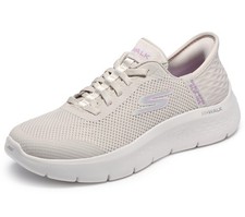 Skechers Women's Go Walk Flex Hands Free Slip-Ins - Grand Entry 8, Off-white