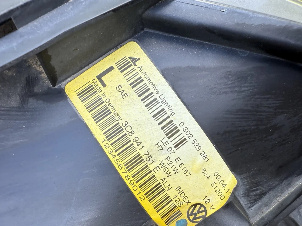 Faro delantero izquierdo izquierdo xenón HID 2009-2012 VOLKSWAGEN CC Foto 2 de 3