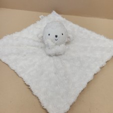 Carters Just One You White Lamb Sheep Gray Stars Baby Blanket Security 67748