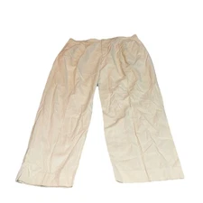 Perry Ellis Portfolio Linen Pants Mens Size 42 Beige Oatmeal  Cotton Blend