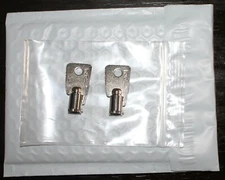 HMC20501 to HMC20750 2-NEW KEYS FOR Protex Gun Wall Safe Homak. Replacement KEY