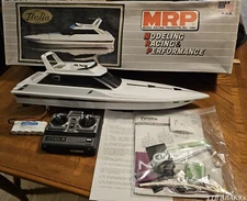Rare MRP Italia Yacht Original Futaba Control SAFT Battery Brushless Motor & Box