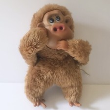 Vintage Russ Stuffed Monkey Chimp Rutherford III Thumb Toe Sucking 10 in No 601