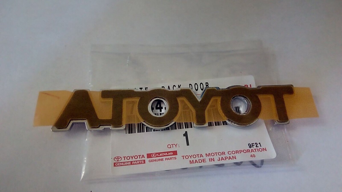 for toyota red emblem genuine jdm oem rare | eBay