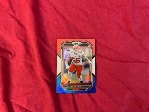 2022 Panini Prizm George Karlaftis #378 RC Rookie Red, White & Blue Prizm CHIEFS - Bild 1 von 2