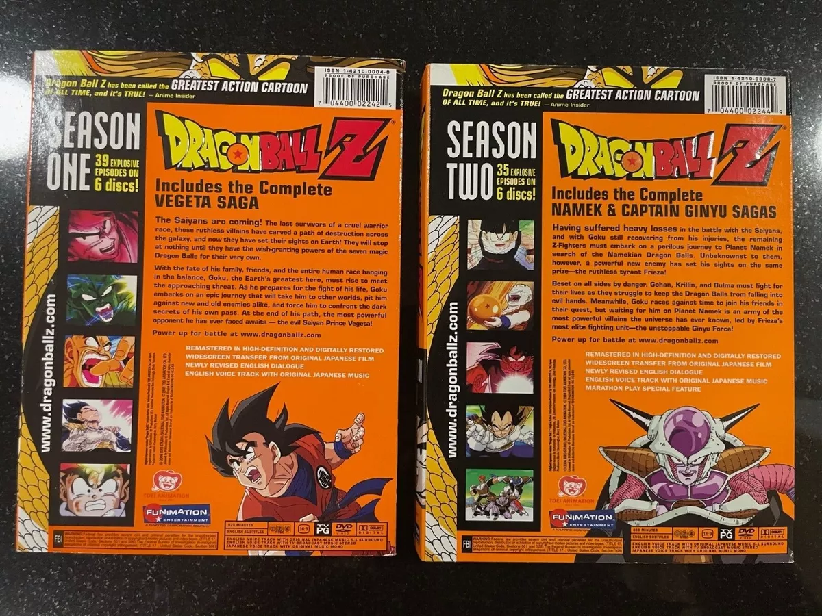 New Dragon Ball Z: Season 1 - 39 Episodes, 6 Disks, Complete