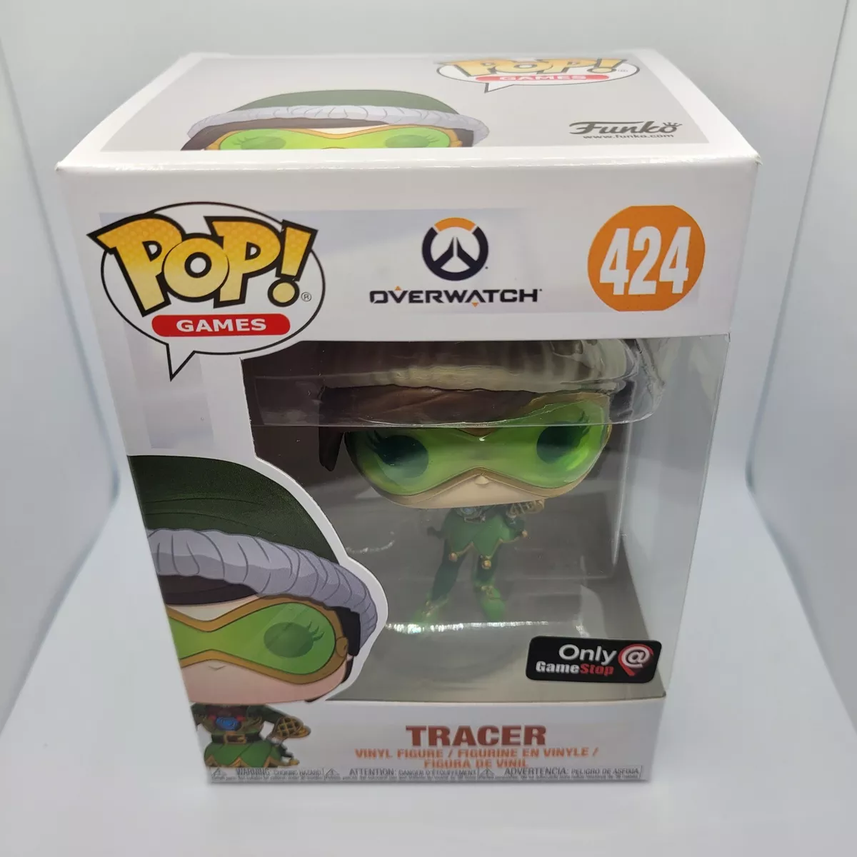 Funko Pop 424 - Tracer - Overwatch - Exclusivo GameStop