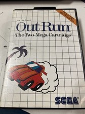Out Run Two-Mega Cartridge for Sega Master System Near Complete SEGA