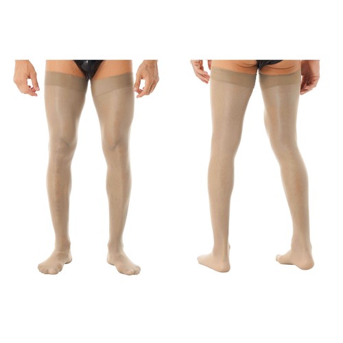 Herren Strümpfe Gay High Socks Netz Dessous Nachtwäsche Rollenspiel Sissy Strumpfhose - Bild 95 von 104