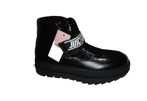 NEW JUICY COUTURE VERONICA BLACK PUFFER PLATFORM WINTER BOOTS SHOES WOMENS 11 - Picture 2 of 13