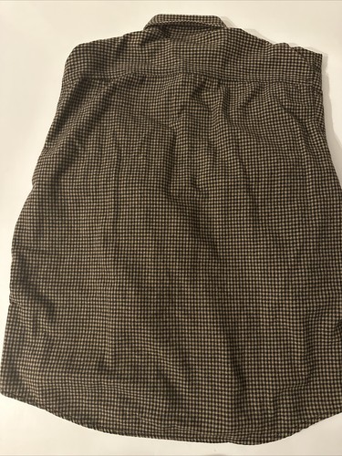 Vintage Woolrich John Rich And Bros Men XL Shirt 70% Wool 30% Nylon Houndstooth - Picture 11 of 11