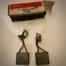 NOS Vintage Delco Remy F-700 Brush Set