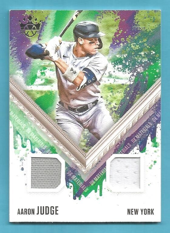 AARON JUDGE 2021 Diamond Kings DK Materials Dual GameUsed Jerseys AJ Yankees eBay