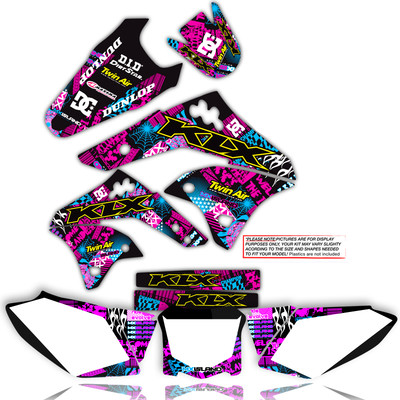 2010 2011 2012 2013 2014 2015 - 2020  KAWASAKI KLX 110 GRAPHICS KIT DECALS DECAL