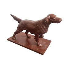 VINTAGE METAL POINTER BIRD HUNTING DOG DOOR S...