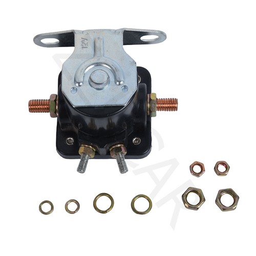 Black Solenoid Relay 12V Heavy Duty SW3 for Ford Jeep Lincoln Starter Car Truck - Picture 4 of 7