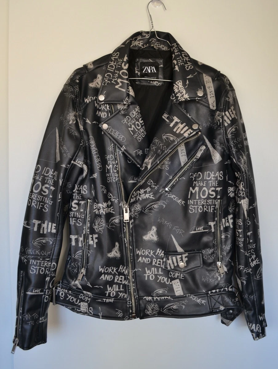 Graffiti jacket best sale zara