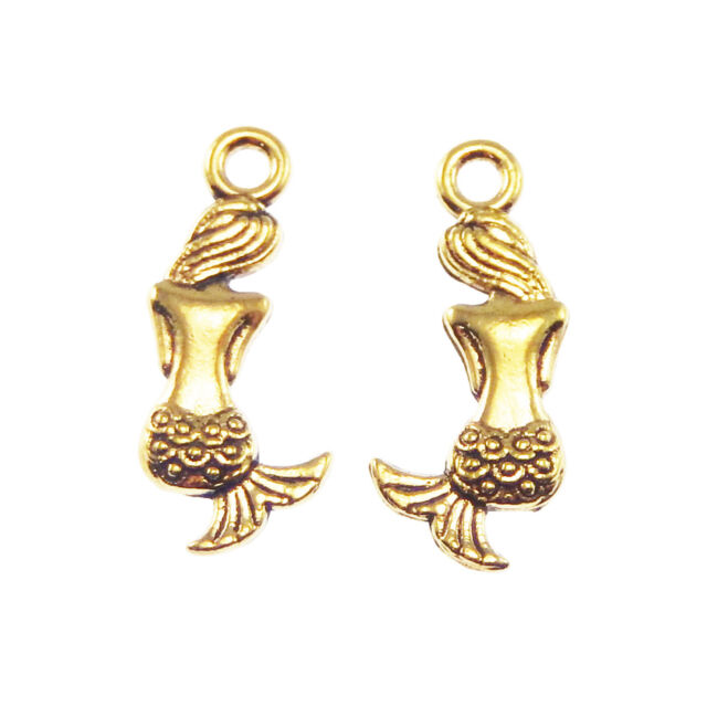 50422 Antique Gold Tone Alloy Coffee Cups Pendants Charms Crafts Findings 13x