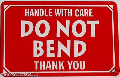 5000 2x3 Do Not Bend Handle With Care Label Sticker Ebay