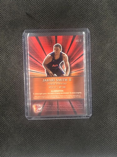 JABARI SMITH - 2021-22 WILD CARD ALUMINATION - ROOKIE AUTO HOLOLUX RED /75 🔥👀 - Bild 2 von 4