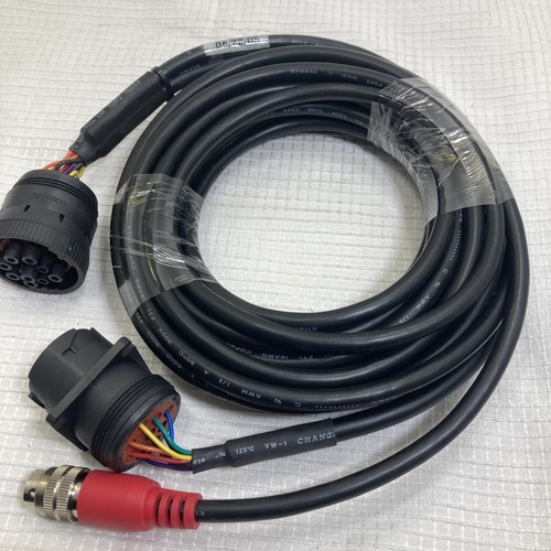 CABLE HARNESS BULKHEAD RV 20 FT L-016-0060 OMNITRACS QUALCOMM POWER 9 PIN - Picture 12 of 12