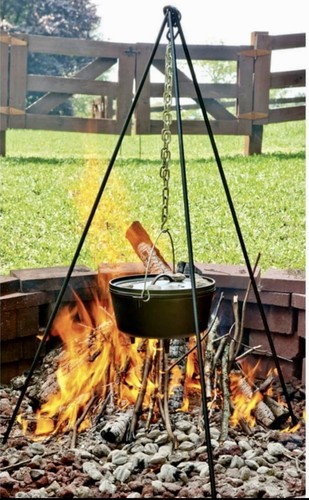 Stansport Heavy-Duty Steel Cooking Tripod - 第 1/6 張圖片