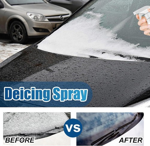 2Pcs Car Windshield Ice Remover Spray Deicing Deicer Defroster Melting Agent USA - Picture 10 of 15