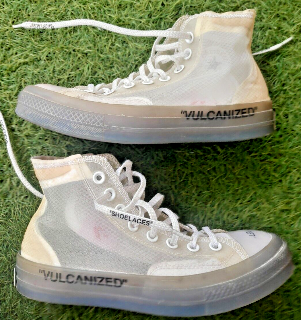 converse off-white vulcanizedコンバースオフホワイト ファッション 