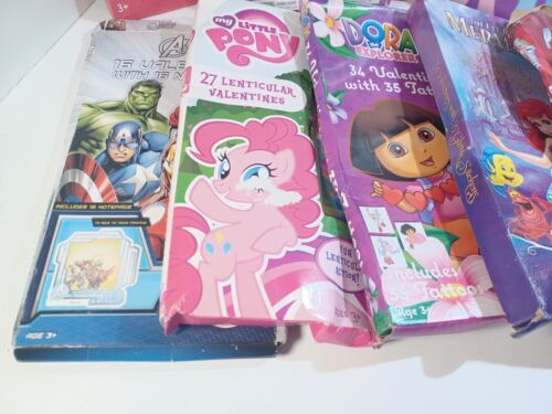 Huge CARTOON Lot Classroom Exchange Valentines Day Cards - Picture 7 of 8