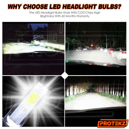 Protekz LED Fog Light Kit H3 6000K Bulbs for 2000-2004 Isuzu RODEO/RODEO SPORT - Foto 11 di 12