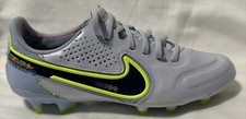 Nike Tiempo Legend 9 Elite FG Soccer Cleats Gray CZ8482-054 Mens Sz: 4