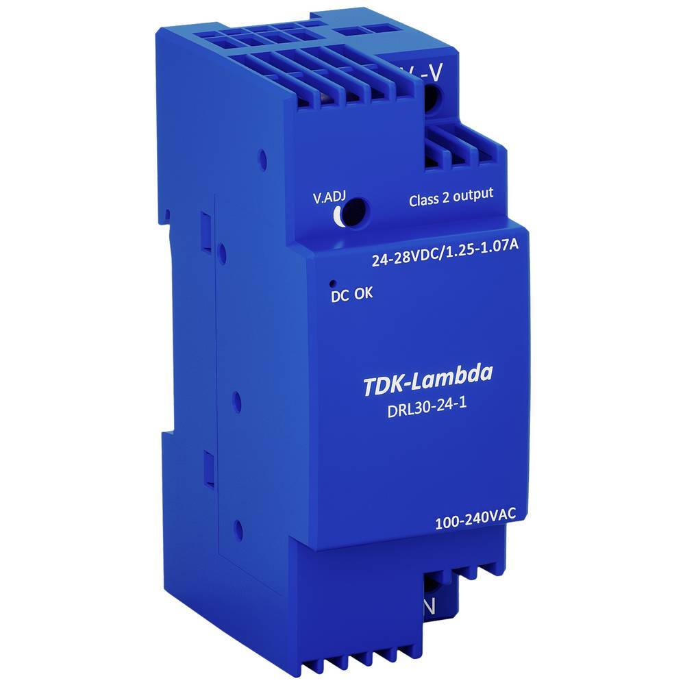TDK-Lambda DRL30-24-1 Alimentatore per guida DIN 24 V 1.25 A 30 W Contenuto 1