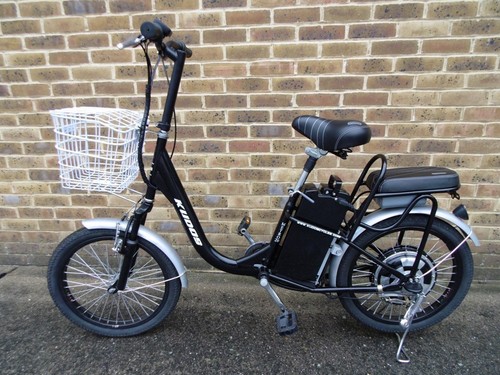 Electric Bike Ebike 20" Wheels 36v Rear Motor With Throttle Black