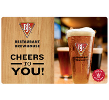 BJ's Restaurants Gift Card - $25 $50 or $100 - Fast Email delivery