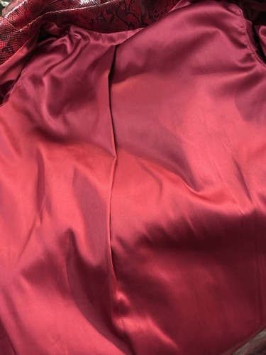Handmade Faux Leather Snake Skin Coat - Picture 10 of 10