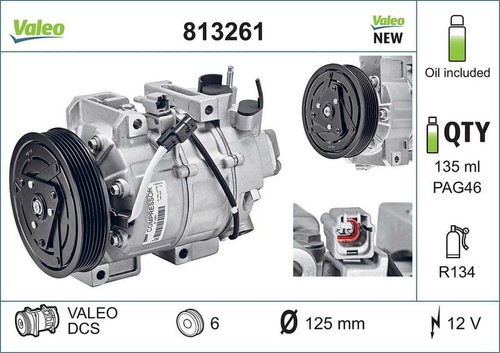 Compressore Aria Condizionata Valeo 813195 – Qualità Professionale Per Impianti Di Climatizzazione Auto