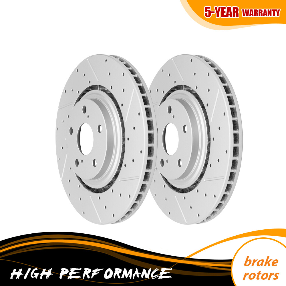 Lexus Rotor Color Brake And Rotors For Ohivraz Drilled & Slotted Brake Rotors Set (4 Pc ...