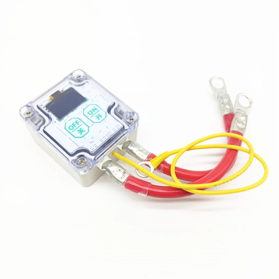 Interruptor maestro de apagado de desconexión de batería de automóvil con 2 controles remotos inalámbricos Foto 3 de 4