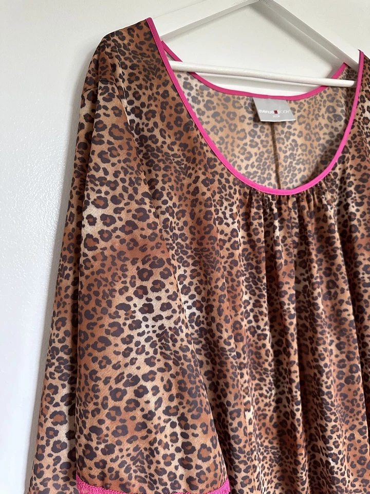 AVENUE BODY ANIMAL PRINT MANGA 3/4 TALLA 22/24 CUELLO REDONDO Foto 3 de 4