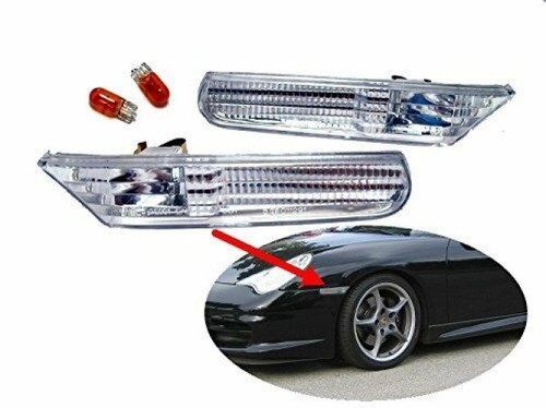 Porsche Boxster 986 Carrera 911 996 Clear Lens Side Marker 98 99 00 01 02 03 04 - Picture 6 of 6