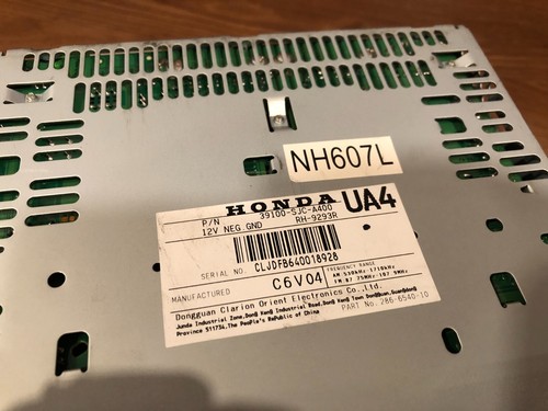 06-2008 HONDA RIDGELINE RADIO REPRODUCTOR DE CD UNIDAD PRINCIPAL NAVEGACIÓN ESTÉREO RECEPTOR OEM - Imagen 17 de 18