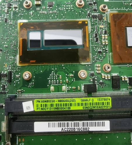 Asus Q550LF N550LF Mainboard mit i7-4500U CPU GT745M 2GB GPU 60NB0230-MBB000 - Bild 4 von 4