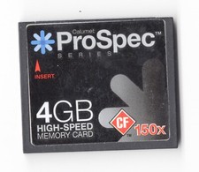 Calumet ProSpec Series 4GB High Speed 150x CF Compact Flash Camera Memory Card