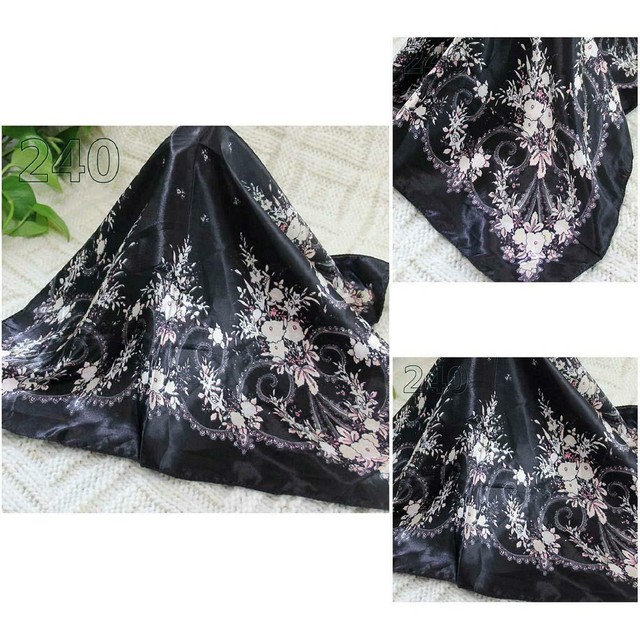 Lot of 3 Pcs Fashion Elegant Silk Satin Womens Small Square Head Neck Scarf 240 Lot of 3 Pcs Fashion Elegant Silk Satin Womens Small Square Head Neck Scarf 240