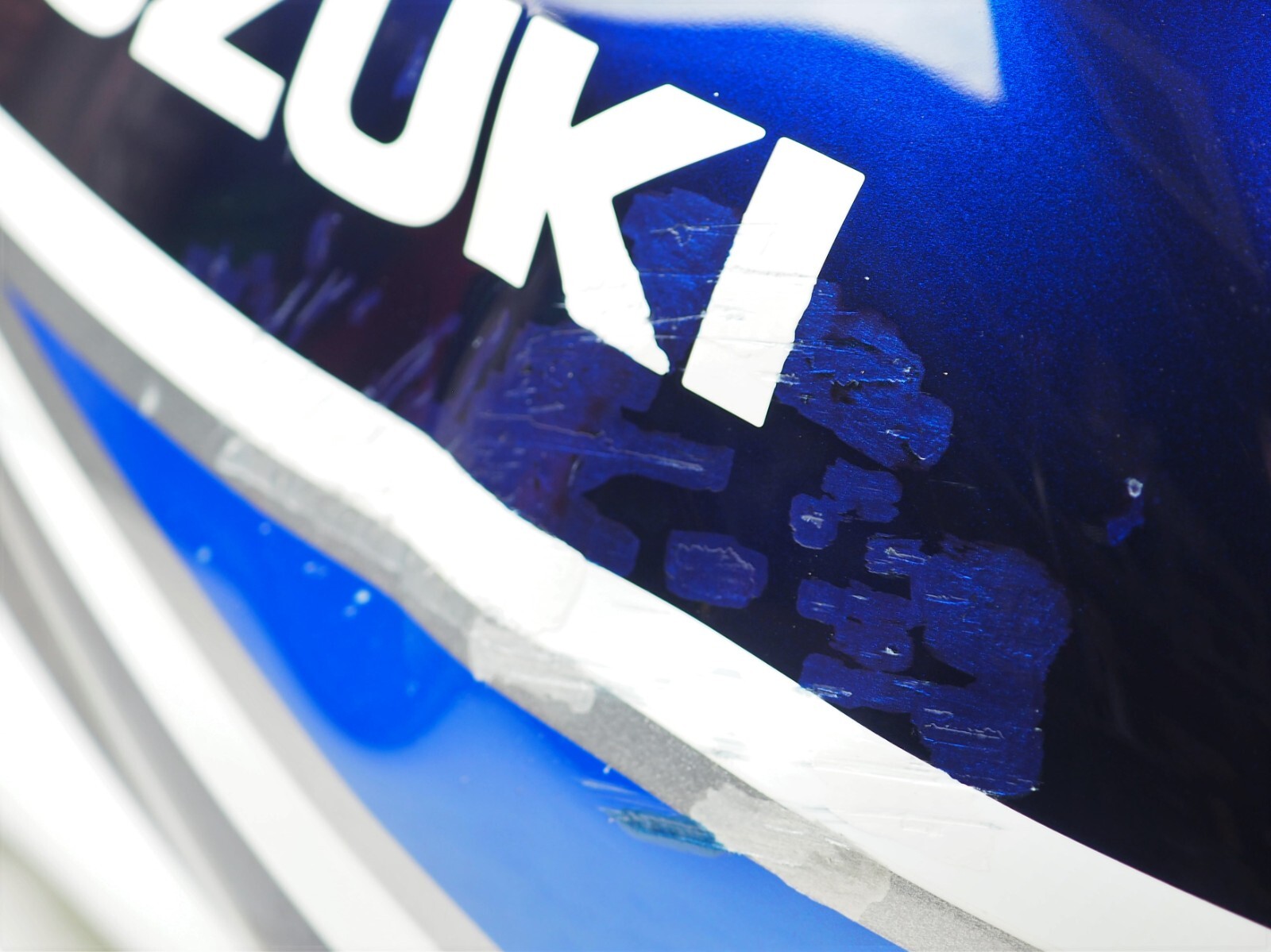 Rare 0207 SUZUKI GSX1400 OEM Genuine Gasoline Fuel Petrol Gas Tank