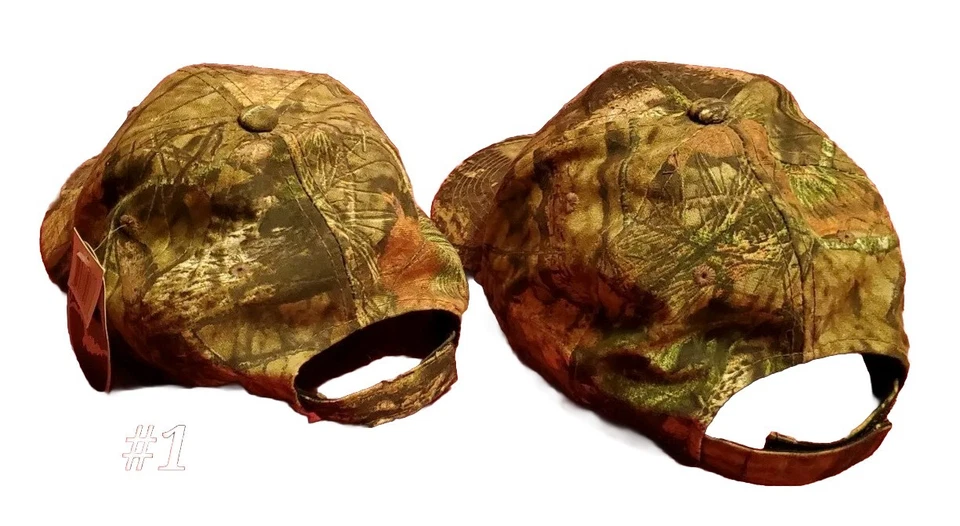 Mossy Oak Licenced Forest Camouflage 6 Panel Cap, Black under Brim Adjustable - Image 3 of 4