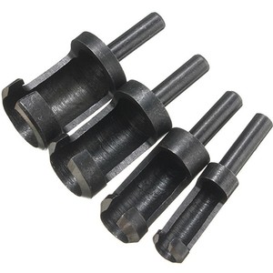 4PCS WOODWORKING TENON PLUG CUTTERS WOOD PLUG HOLE CUTTER 4PCS WOODWORKING TENON PLUG CUTTERS WOOD PLUG HOLE CUTTER