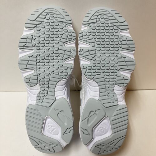 ASICS Tiger Gel-Mai Mens Shoes H813N White Sz 7.5 Comfort Sneakers Blue Accents - Picture 9 of 20