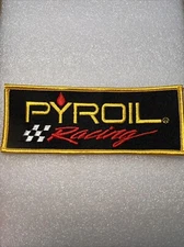 Vintage Embroidered Pyroil  Racing Patch 