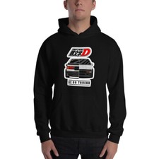 New JDM Initial D Men's Hoodie Sweatshirt with Pockets S-5XL